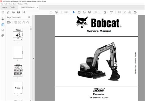 bobcat e85 manual